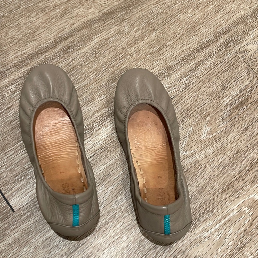 Taupe Tieks Size 7